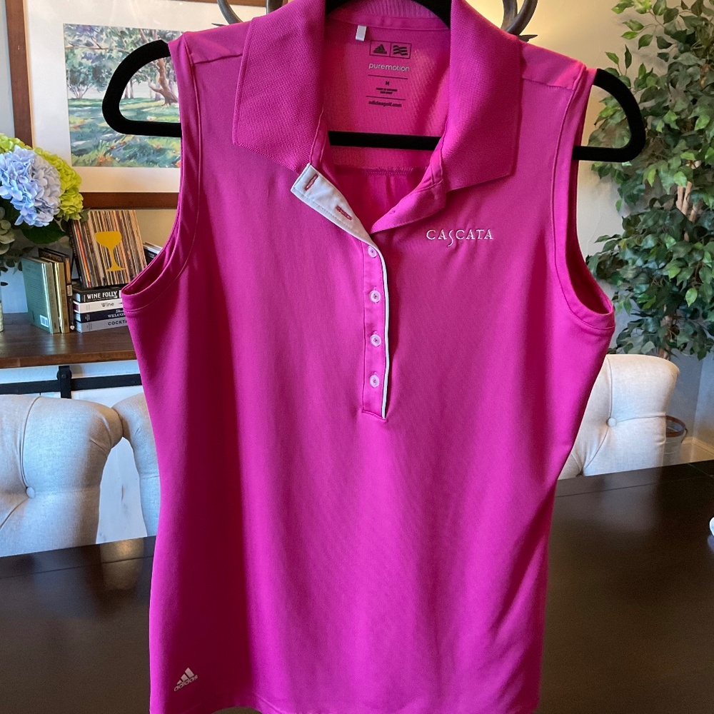 ADDIDAS PURE MOTION Golf Shirt CASCATA GOLF CLUB